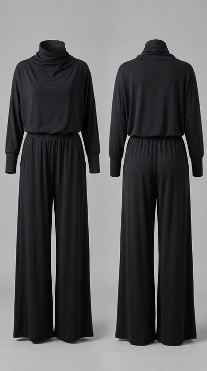 Black Ruche Set