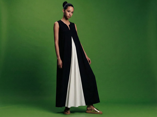 The A-List Dress Black and White