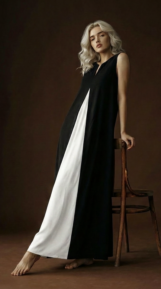 The A-List Dress Black and White